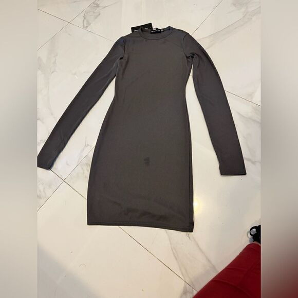 Pretty little things gray ribbed  dress bnwt #9 - Picture 3 of 11